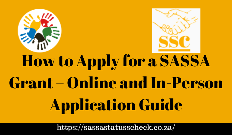 Apply for a SASSA Grant